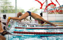 Lina Licona (der.) competirá el fin de semana en Suiza. Foto IDRD.