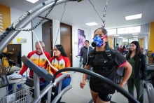 Deportista en preparación