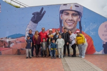 IDRD entregó mural en homenaje a Luis Rincón, referente bogotano