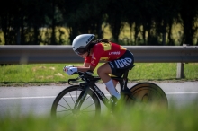 Ciclista del Equipo Bogotá