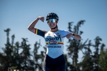 La mejor patinadora del mundo, Gabriela Isabel Rueda Rueda, del Equipo Bogotá, será la abanderada de Colombia en los Juegos Suramericanos, y va por tres medallas de oro. Foto IDRD.