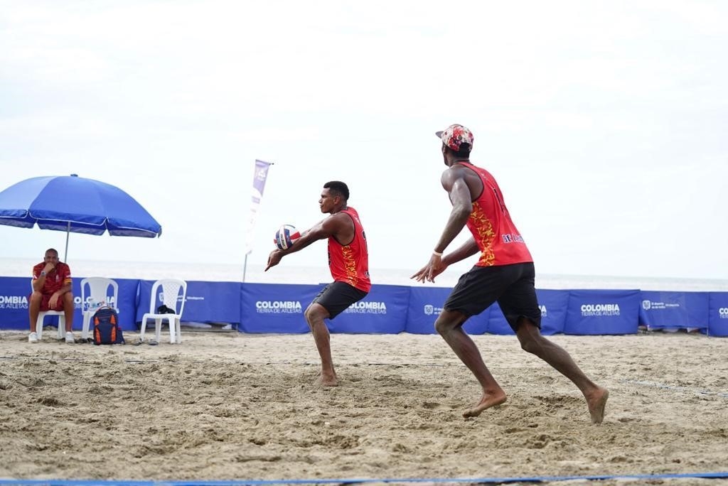 deportistas de volley