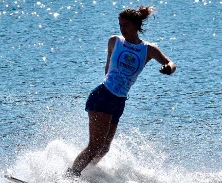 Daniela Verswyvel espera ganar oro en esquí náutico. Foto IDRD.