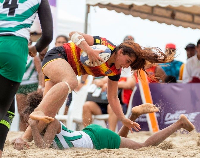 Laura Valentina Álvarez en competencia