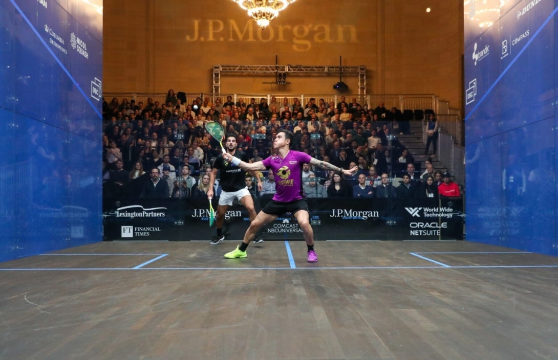 Miguel Ángel Rodríguez tuvo un buen comienzo del 2023 al ser semifinalistas en el JP Morgan Torneo de Campeones en New York. Foto Prensa PSA.
