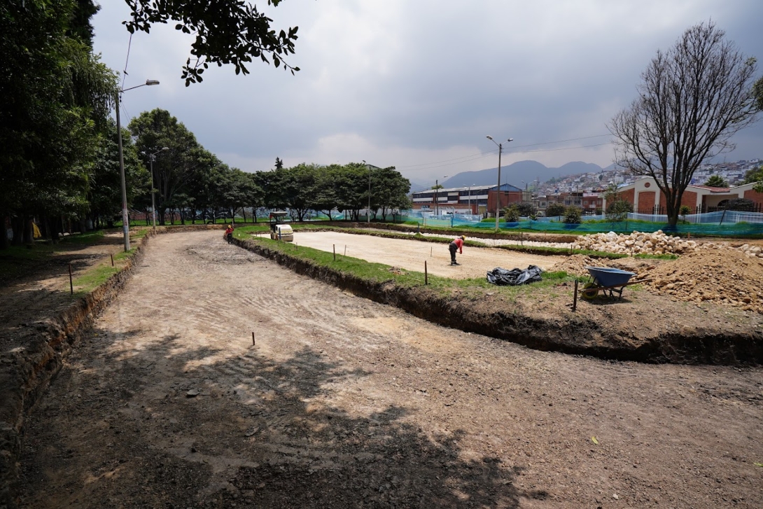 Un parque en obras