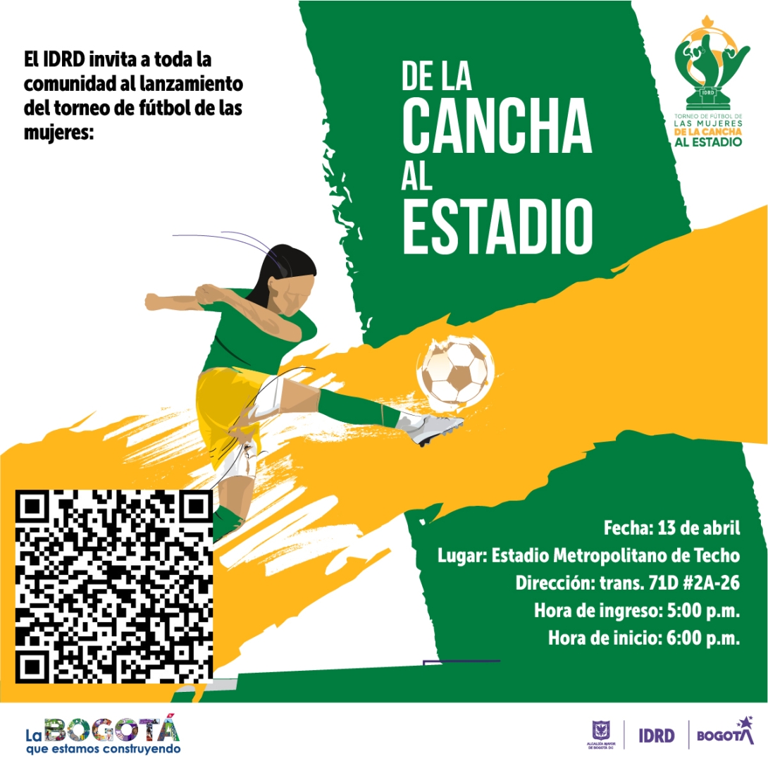 Invitación al lanzamiento tercera versión de ‘De la Cancha al Estadio’