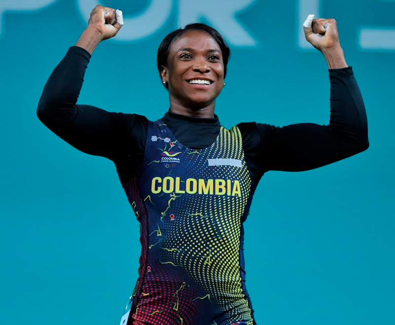 Yenny Álvarez, de nuevo en lo más alto del podio; es campeona en Juegos Panamericanos. Foto cortesía COC.
