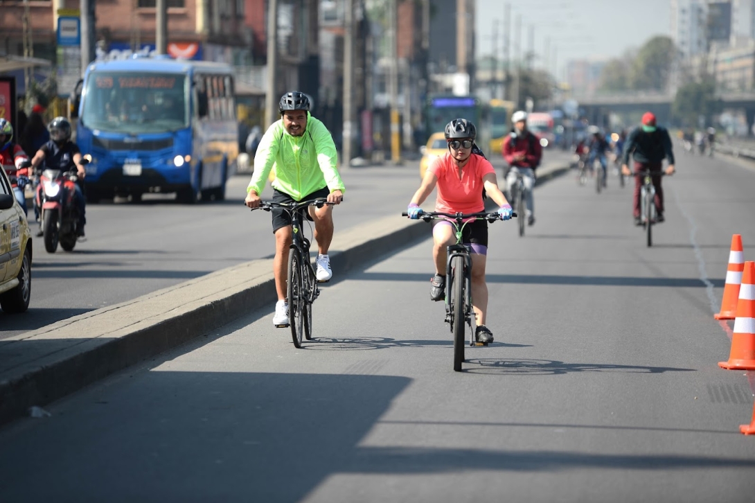 Bicicarril en día sin carro