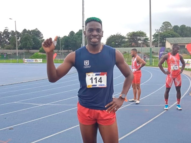 Carlos Palacios compite en el Mundial de Relevos en Bahamas. Foto IDRD.