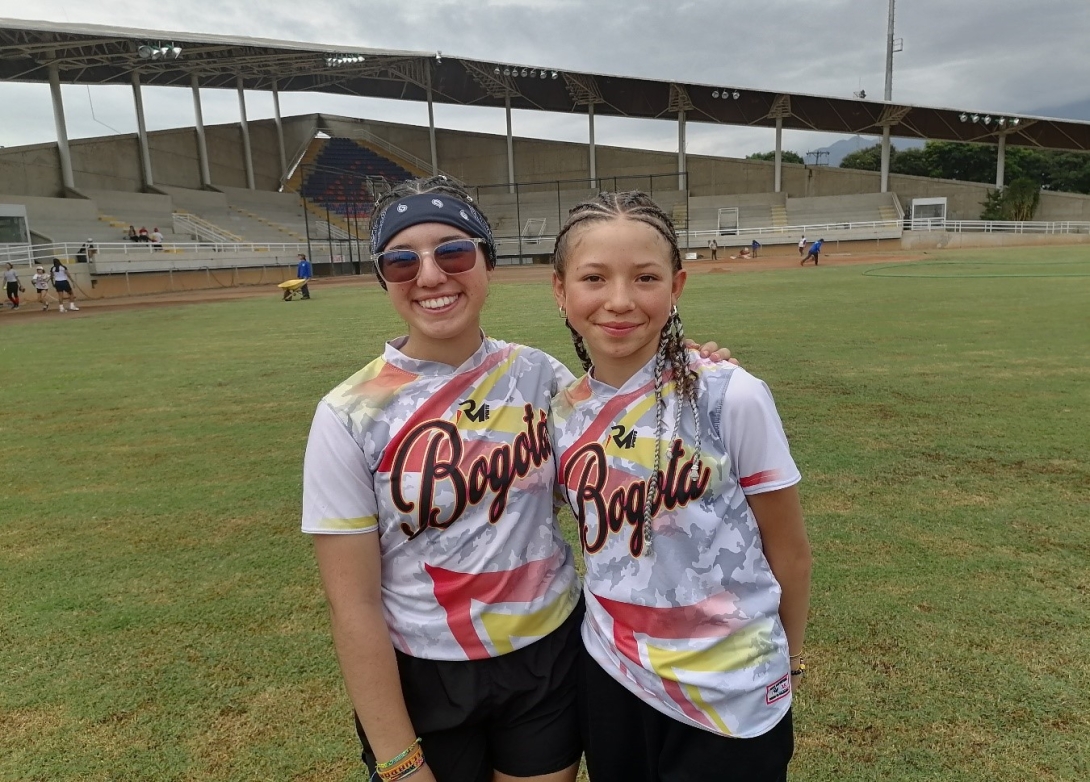 Camila y Daniela todavía no son grandes amigas, pero el deporte las unió para representar a Bogotá en Juegos Nacionales Juveniles. (Foto IDRD)