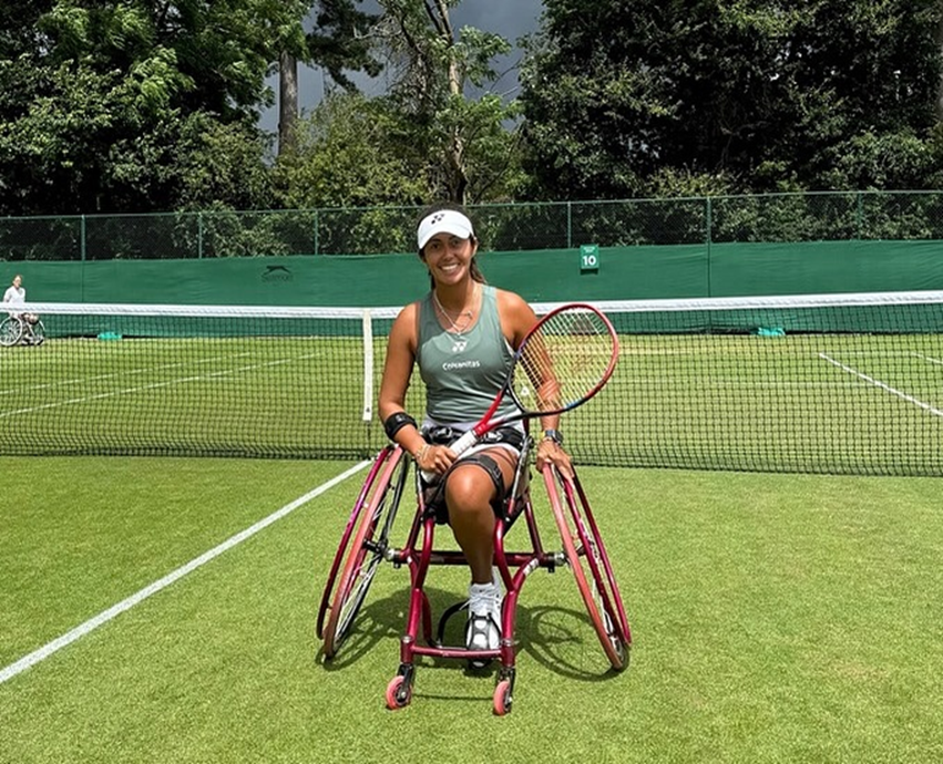 María Angélica Bernal se alista para Wimbledon tras ganar su primer torneo en césped. Foto cortesía CPC.