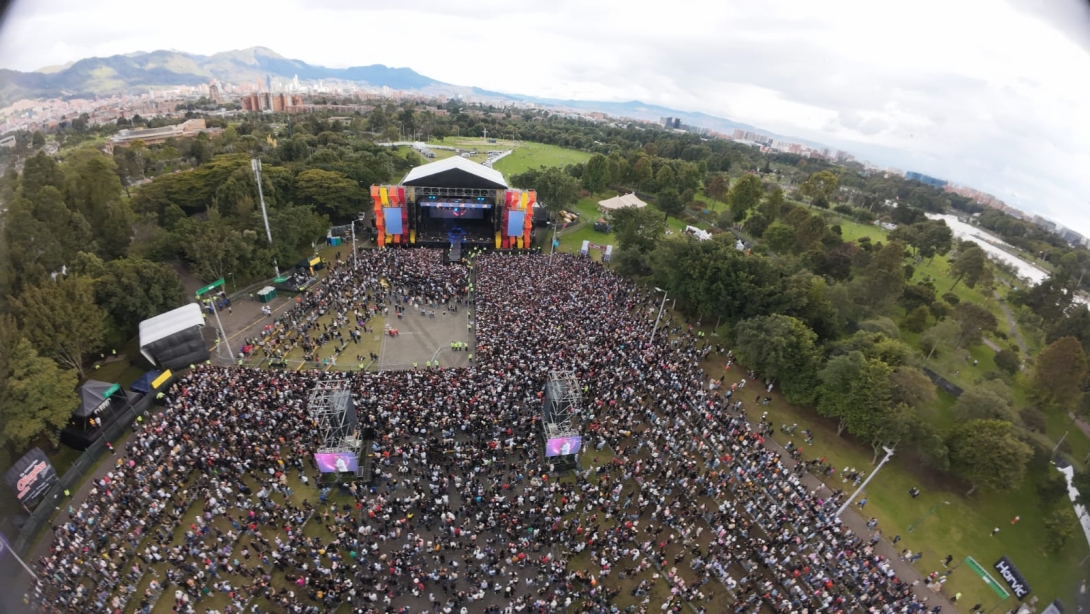 Concierto en el parque Simón Bolívar